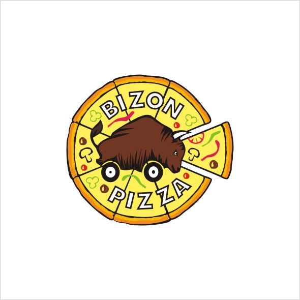 Лого и фирменный стиль для Бизон Пицца - дизайнер Ryaha