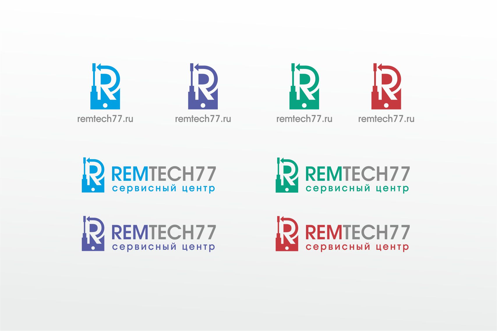 Лого и фирменный стиль для Логотип для СЦ remtech77.ru - дизайнер Zero-2606