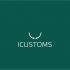 Логотип для icustoms.ru можно без .ru - дизайнер ALYANS