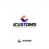 Логотип для icustoms.ru можно без .ru - дизайнер Romans281