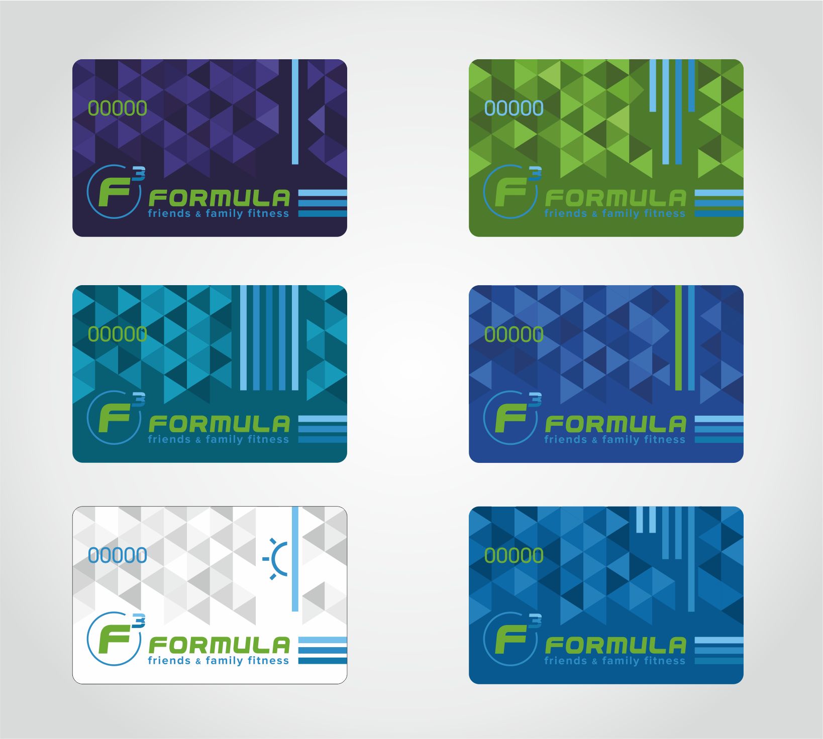 Дизайн клубных карт фитнес-центра - дизайнер Zero-2606