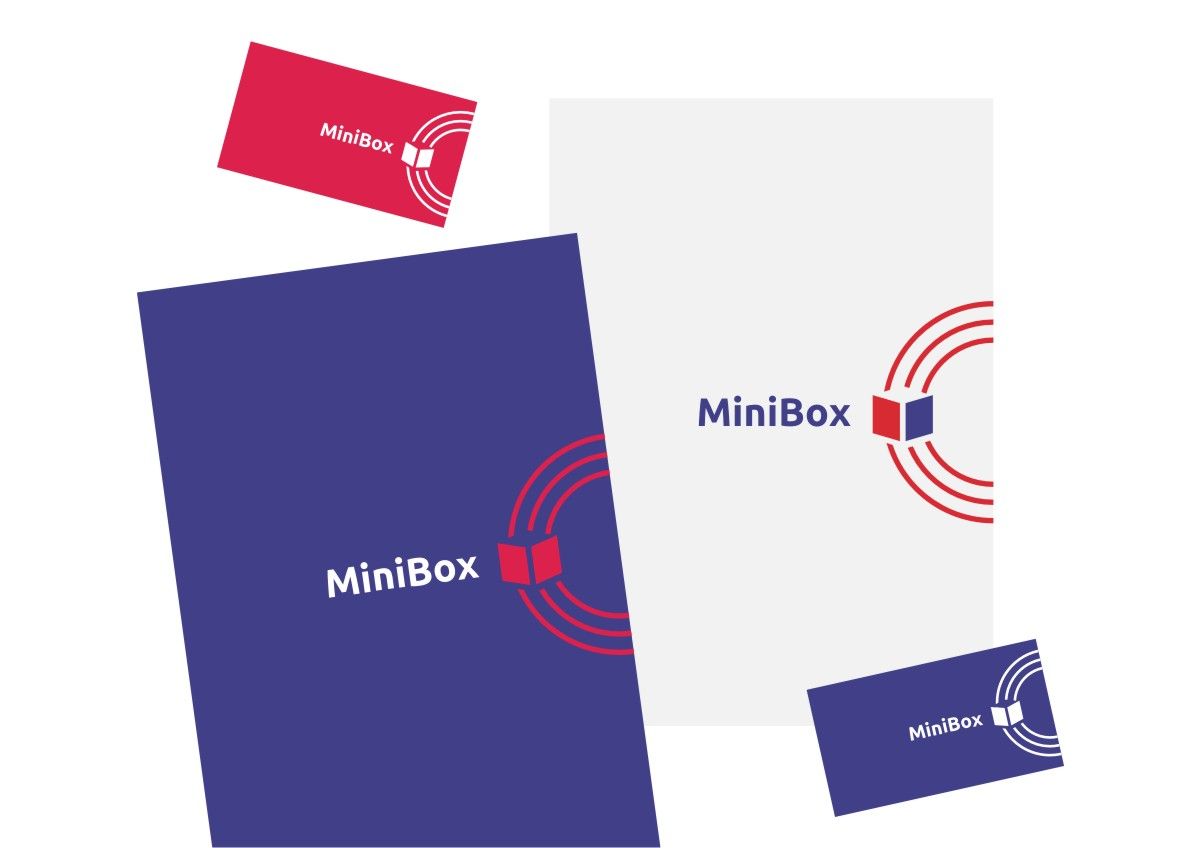 Лого и фирменный стиль для MINIBOX - дизайнер degustyle