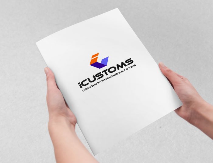 Логотип для icustoms.ru можно без .ru - дизайнер Romans281