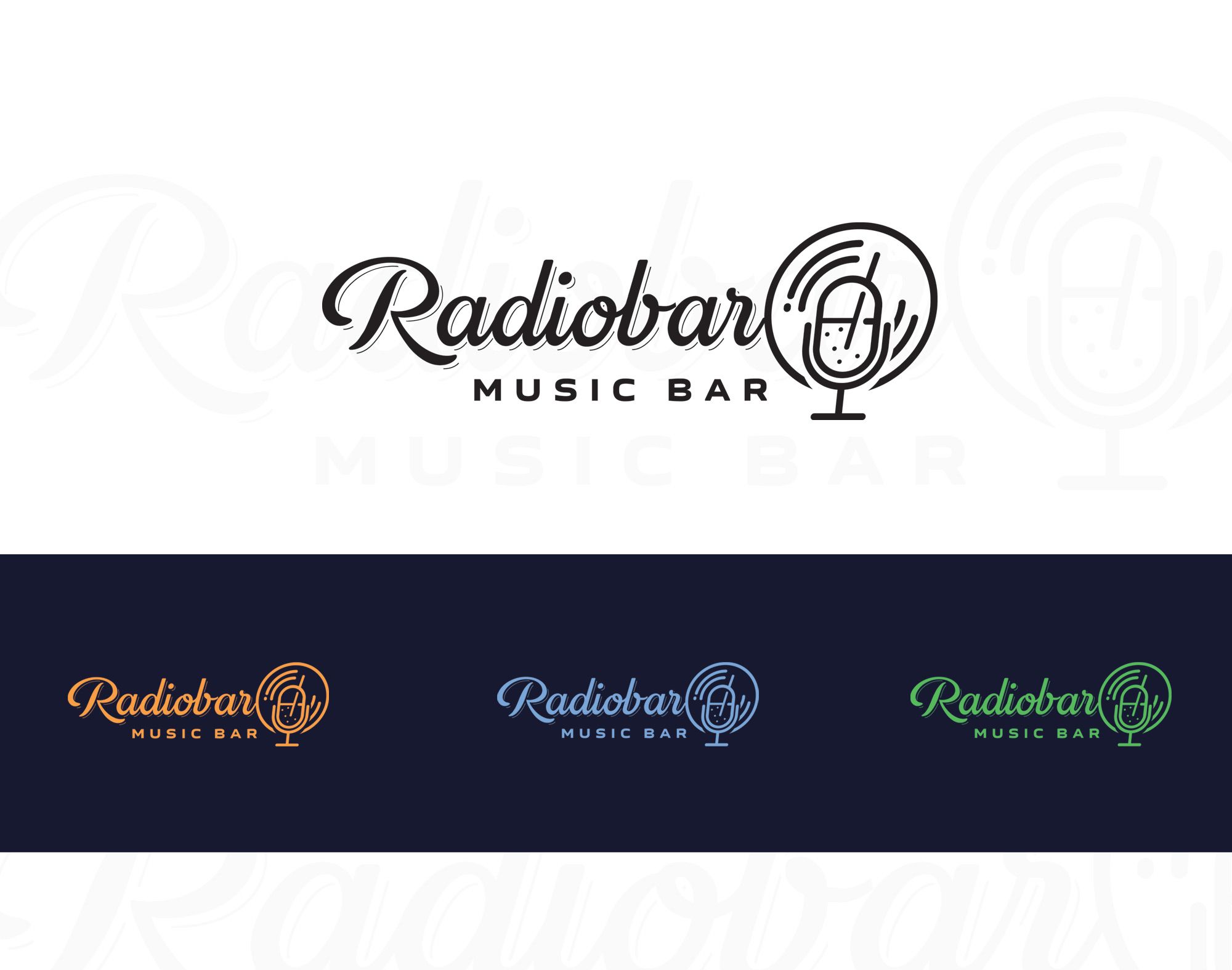 Логотип для Radio bar - дизайнер GreenRed