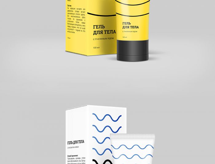 Упаковка для  косметического крема - дизайнер Alkhova