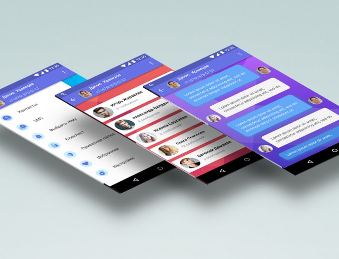 Дизайн тем для мобильного приложения - дизайнер reyburn