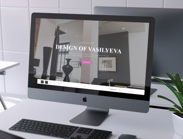 Веб-сайт для Design of Vasilyeva.ru - дизайнер skip2mylow