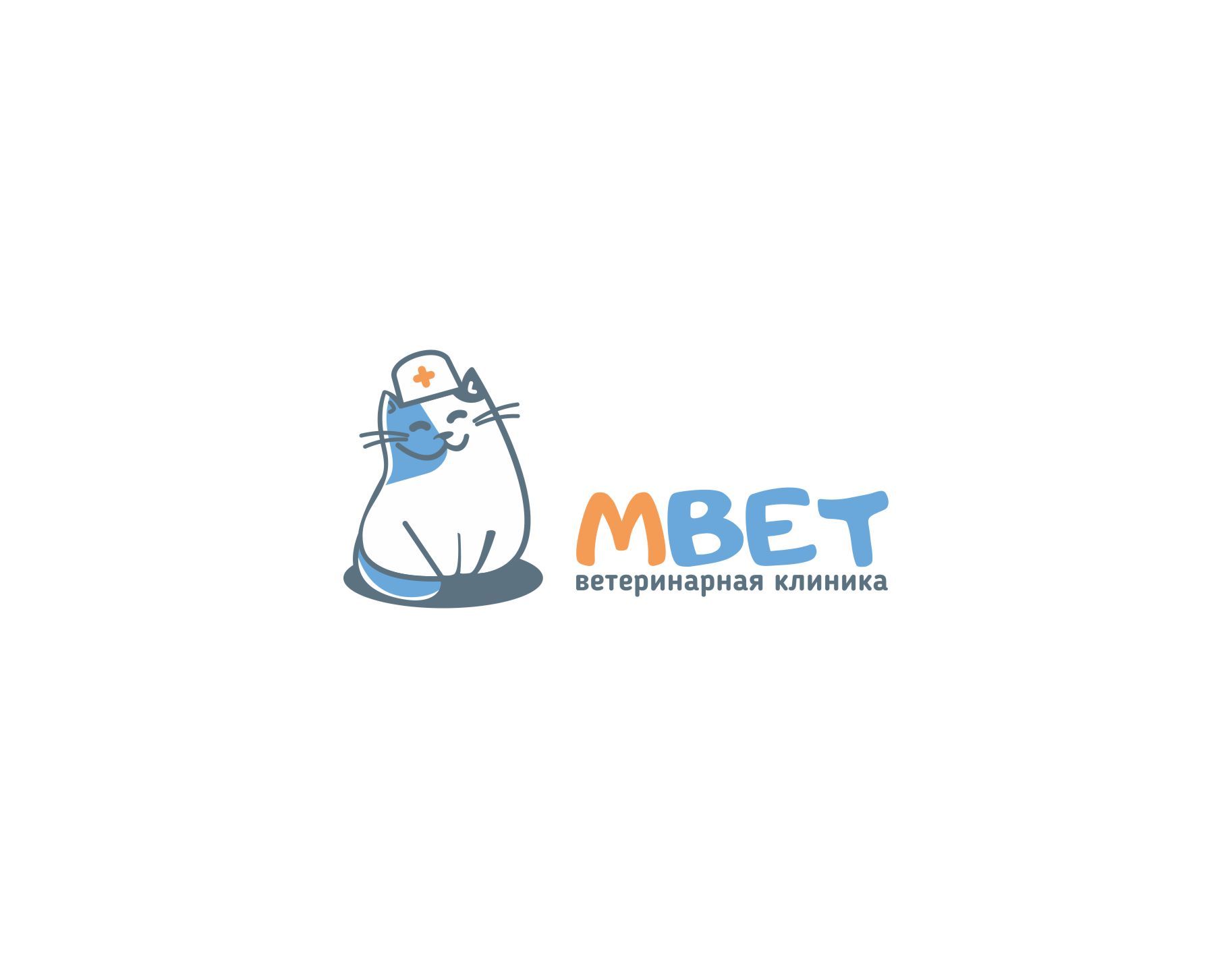 Логотип для Ветеринарная клиника Мвет (Mvet) - дизайнер Katy_Kasy