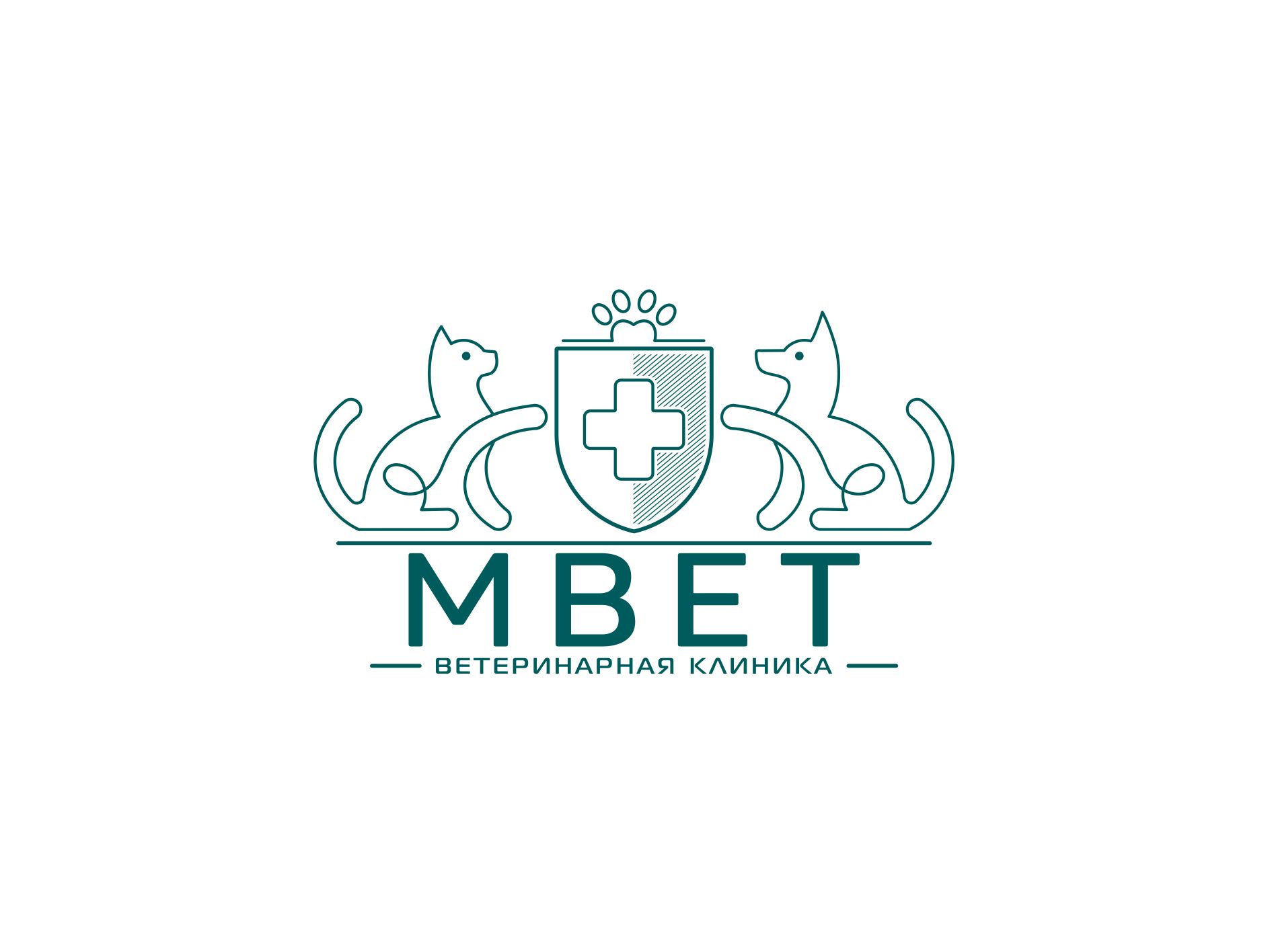 Логотип для Ветеринарная клиника Мвет (Mvet) - дизайнер LogoPAB