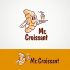 Лого и фирменный стиль для Mr. Croissant - дизайнер Zheravin