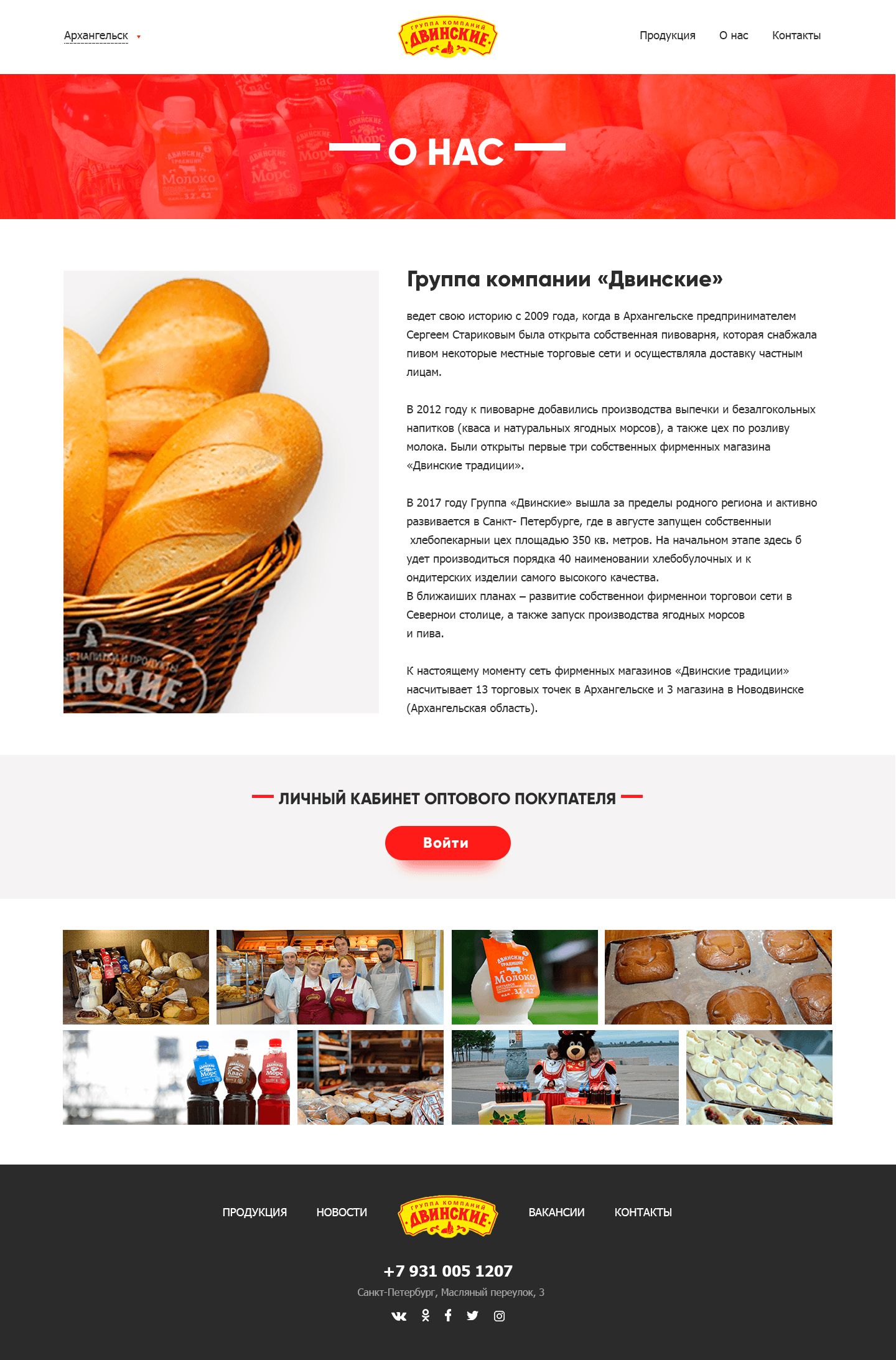 Веб-сайт для dvinskie.ru - дизайнер IlyaTyulin