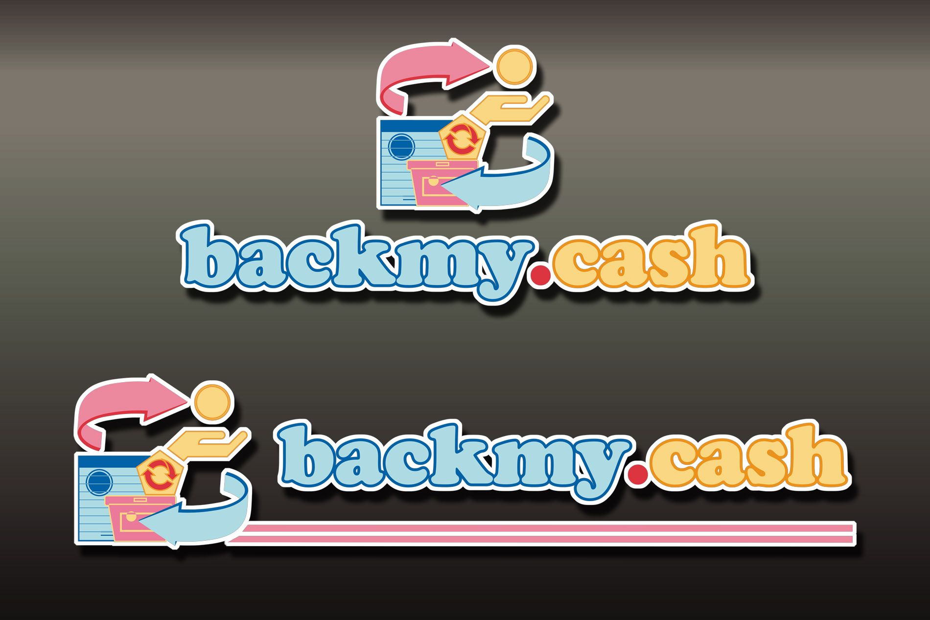 Логотип для кешбек сервиса backmy.cash - дизайнер aleksmaster