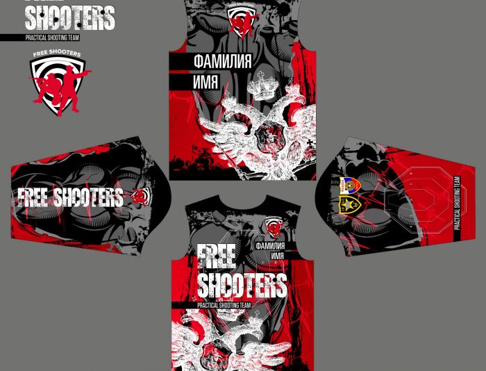Футболка для Free Shooters Team - дизайнер izdelie
