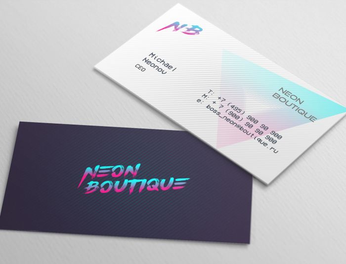 Лого и фирменный стиль для Neon Boutique - дизайнер yaroslav-s
