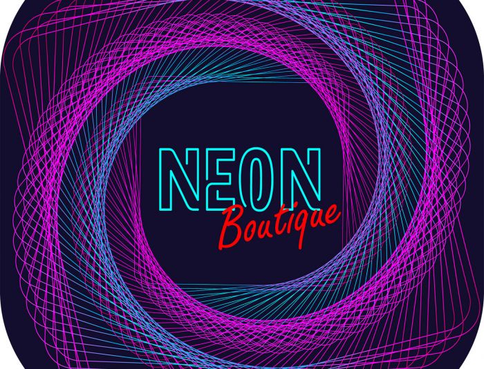 Лого и фирменный стиль для Neon Boutique - дизайнер Design_studio