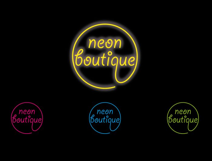 Лого и фирменный стиль для Neon Boutique - дизайнер studiodivan