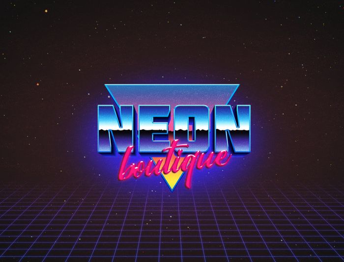 Лого и фирменный стиль для Neon Boutique - дизайнер funkielevis