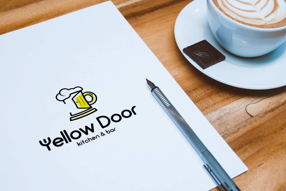 Логотип для Yellow Door kitchen&bar - дизайнер logo93