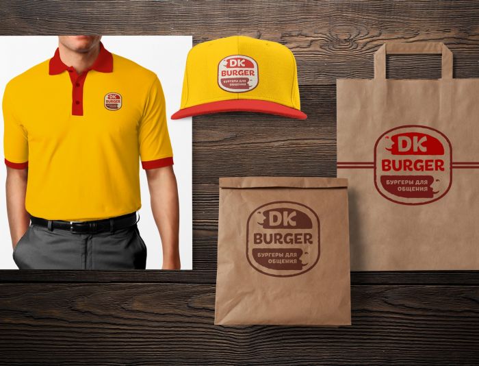 Лого и фирменный стиль для DK BURGER - дизайнер xerx1