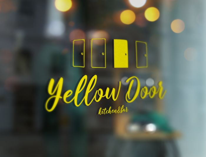 Логотип для Yellow Door kitchen&bar - дизайнер Tamara_V