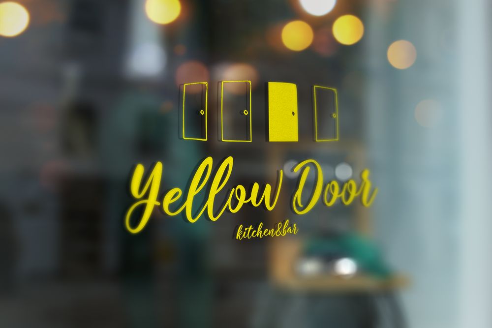 Логотип для Yellow Door kitchen&bar - дизайнер Tamara_V
