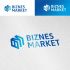 Логотип для BM BIZNES MARKET Поиск бизнеса и Франшиз - дизайнер yano4ka