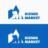 Логотип для BM BIZNES MARKET Поиск бизнеса и Франшиз - дизайнер gozun_2608
