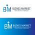 Логотип для BM BIZNES MARKET Поиск бизнеса и Франшиз - дизайнер EllimGer