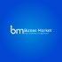 Логотип для BM BIZNES MARKET Поиск бизнеса и Франшиз - дизайнер m375333074815
