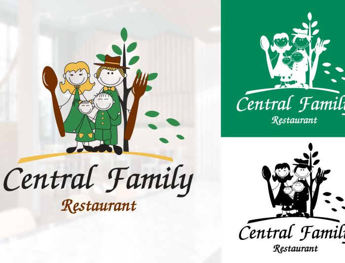 Лого и фирменный стиль для Central Family Restaurant - дизайнер qsj