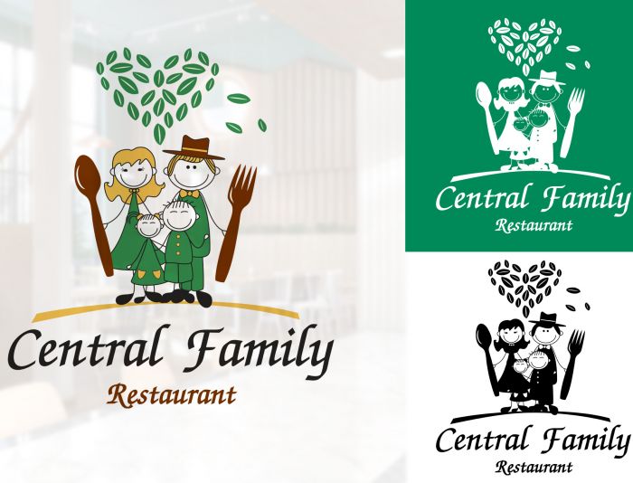 Лого и фирменный стиль для Central Family Restaurant - дизайнер qsj