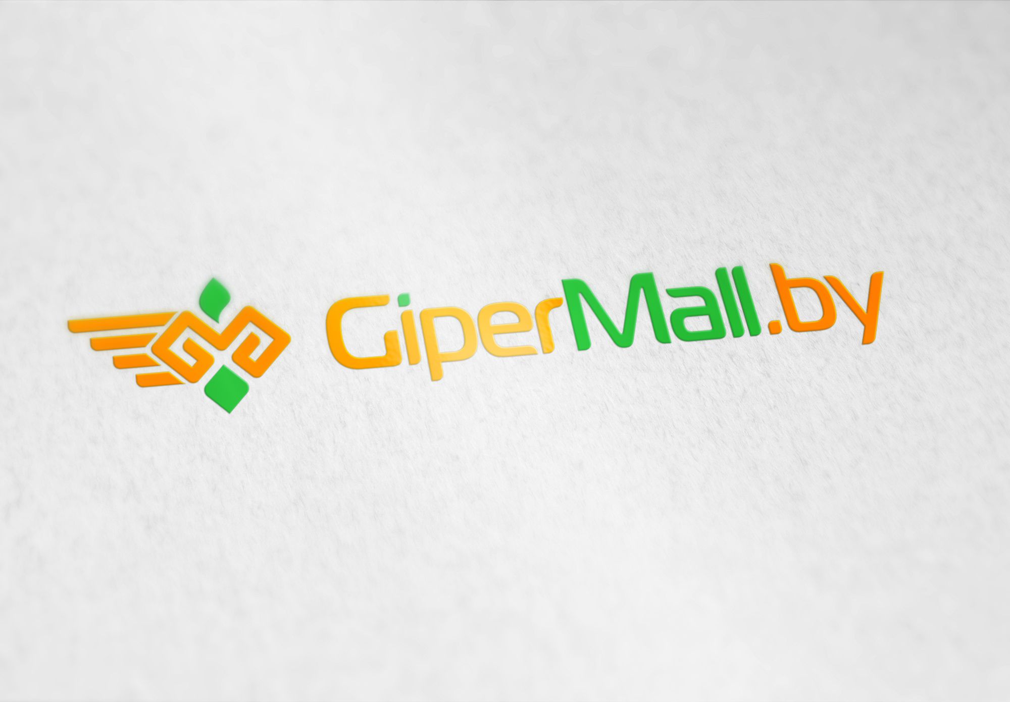 Логотип для Gipermall.by / ГиперМолл - дизайнер robert3d