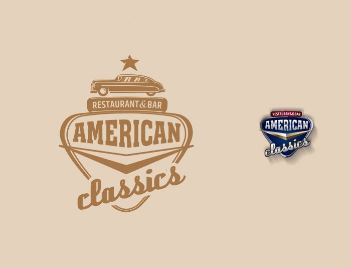 Логотип для American Classics (restaurant & bar) - дизайнер bond-amigo