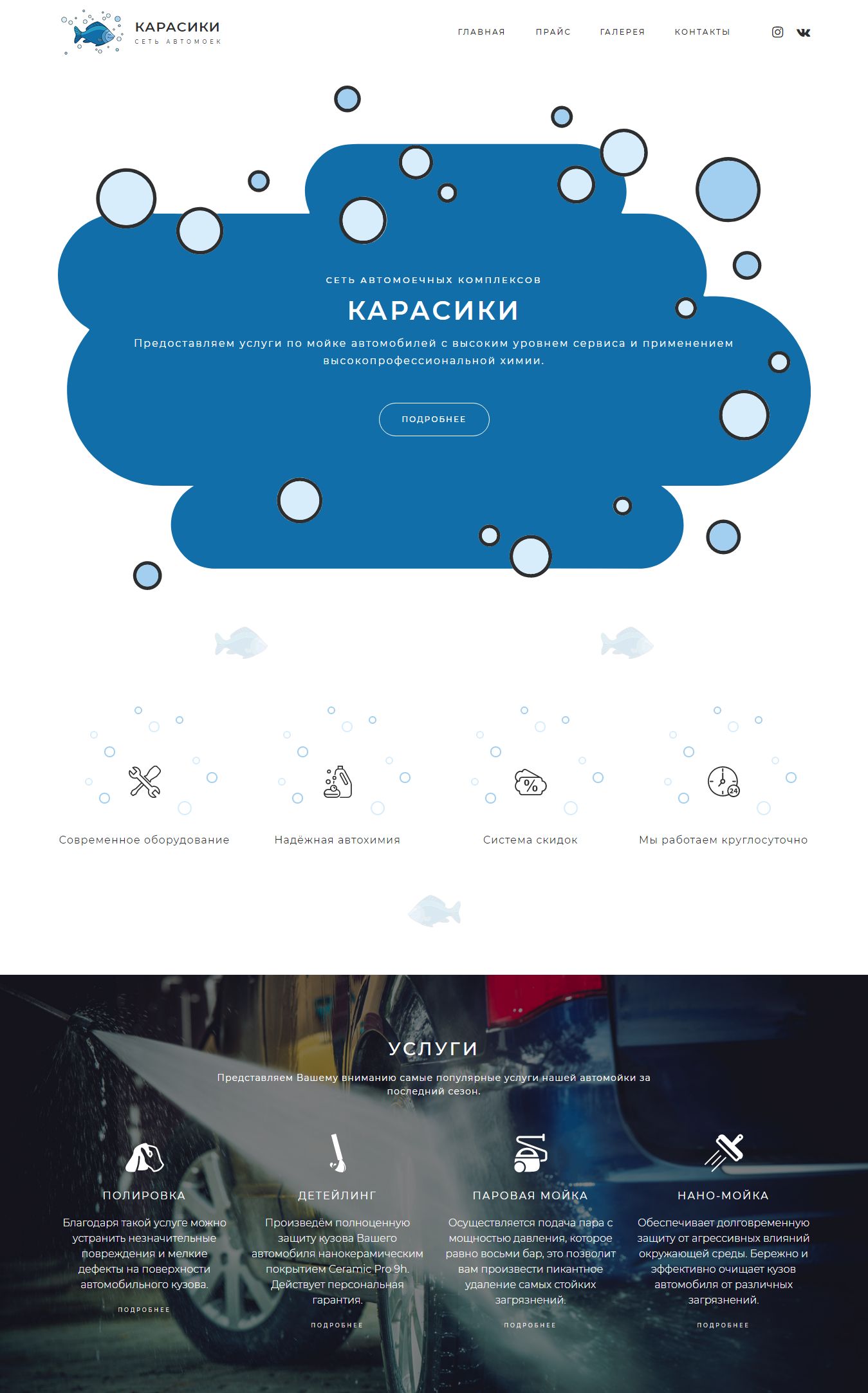 Веб-сайт для karasiki24.ru - дизайнер povarkova