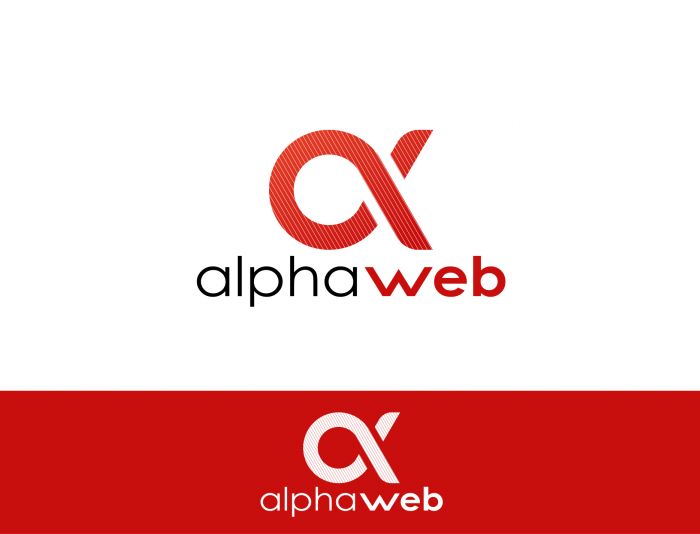 Логотип для alphaweb - дизайнер La_persona