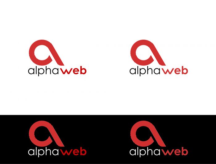 Логотип для alphaweb - дизайнер La_persona