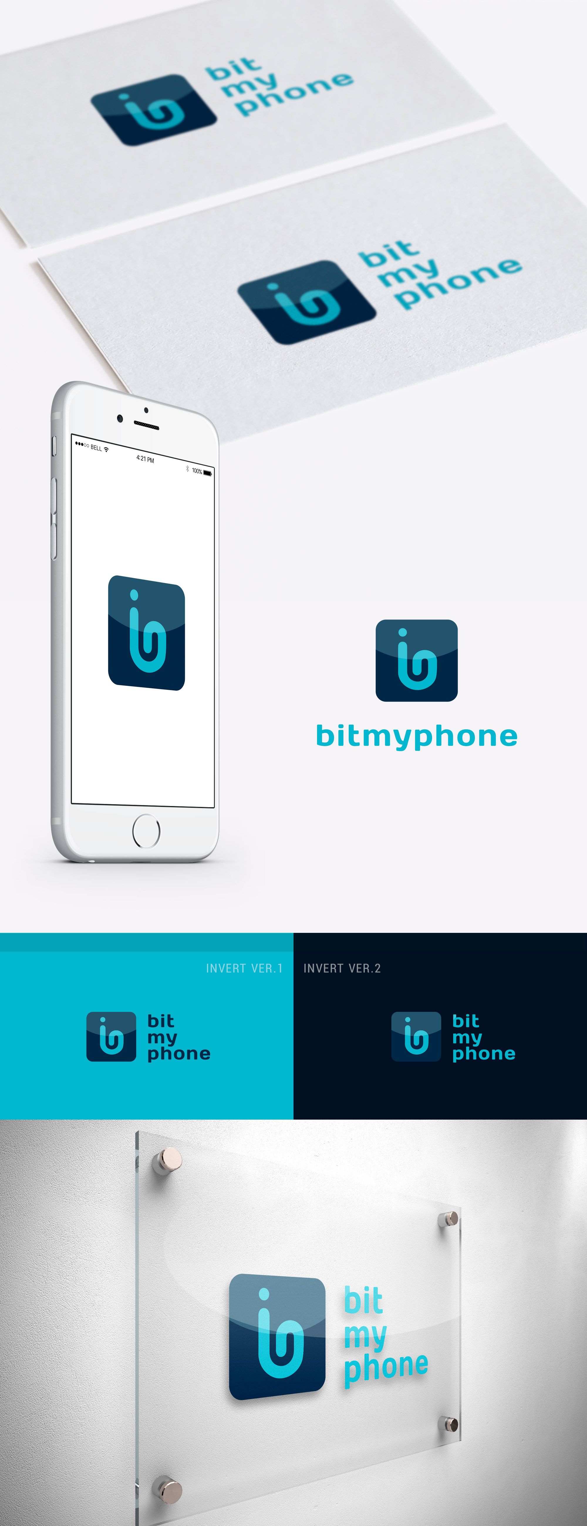 Логотип для bitmyphone - дизайнер GreenRed