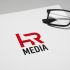 Лого и фирменный стиль для HR MEDIA - дизайнер funkielevis