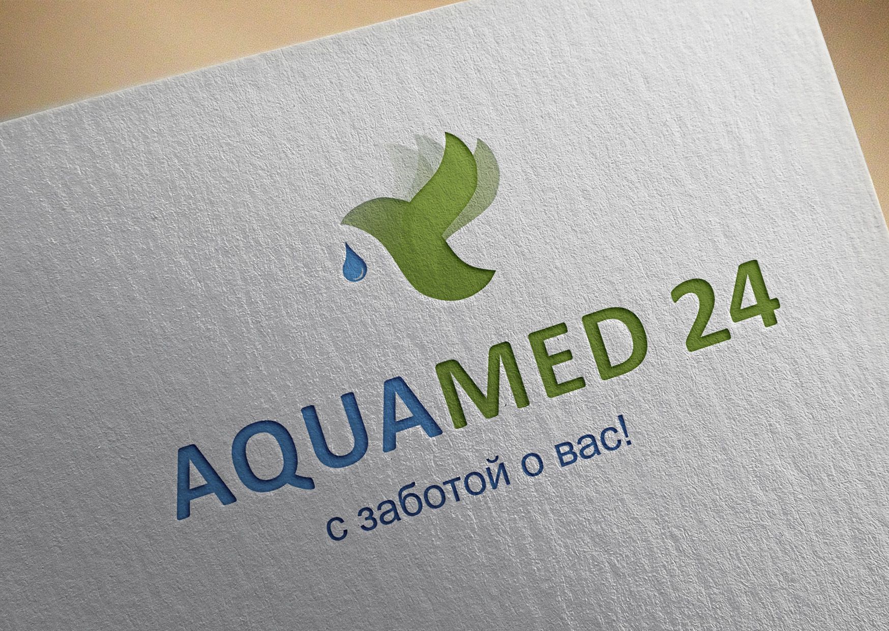 Лого и фирменный стиль для Aquamed24 - дизайнер Rika
