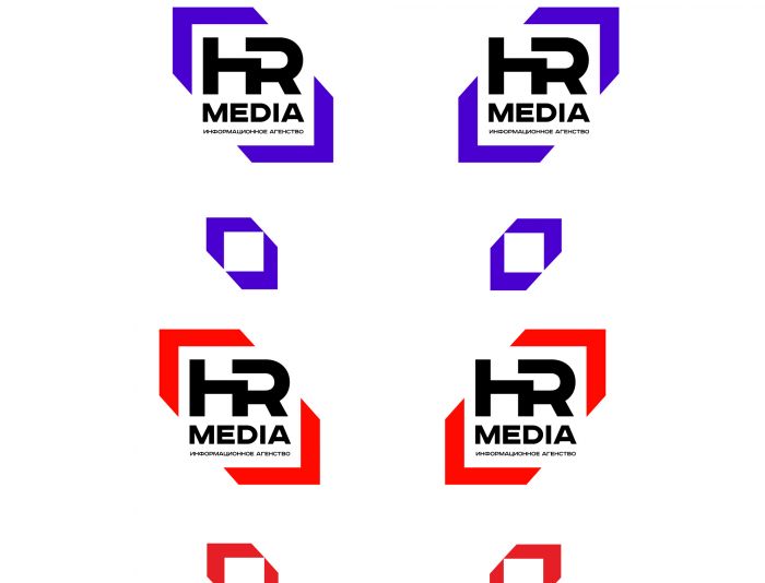 Лого и фирменный стиль для HR MEDIA - дизайнер SmolinDenis