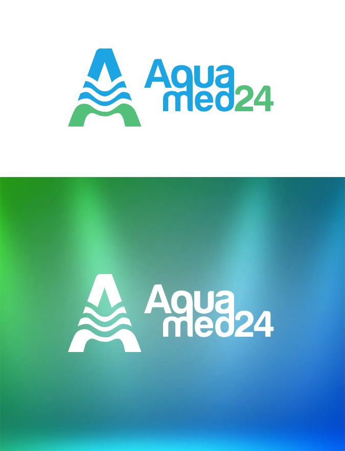 Лого и фирменный стиль для Aquamed24 - дизайнер Malica