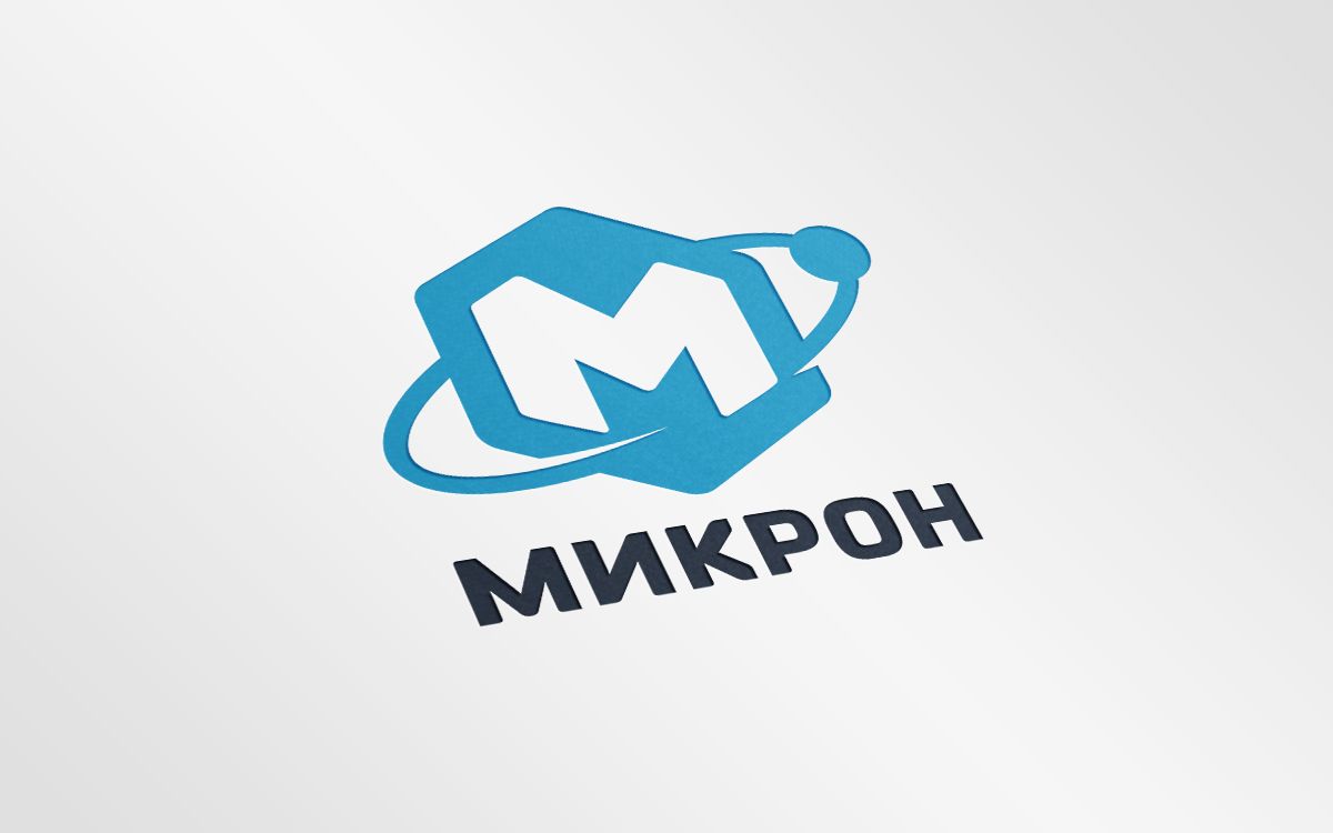 Логотип для сервисного центря по ремонту техники - Микрон - дизайнер Ded_Vadim