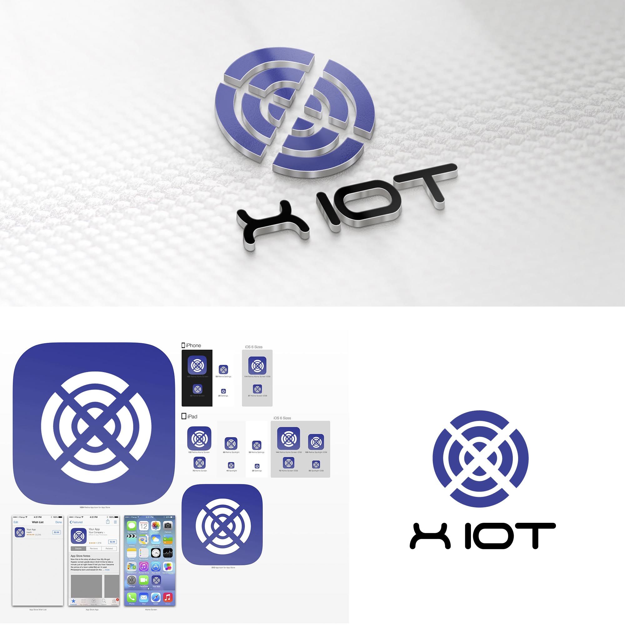 Логотип для X IoT - дизайнер SmolinDenis