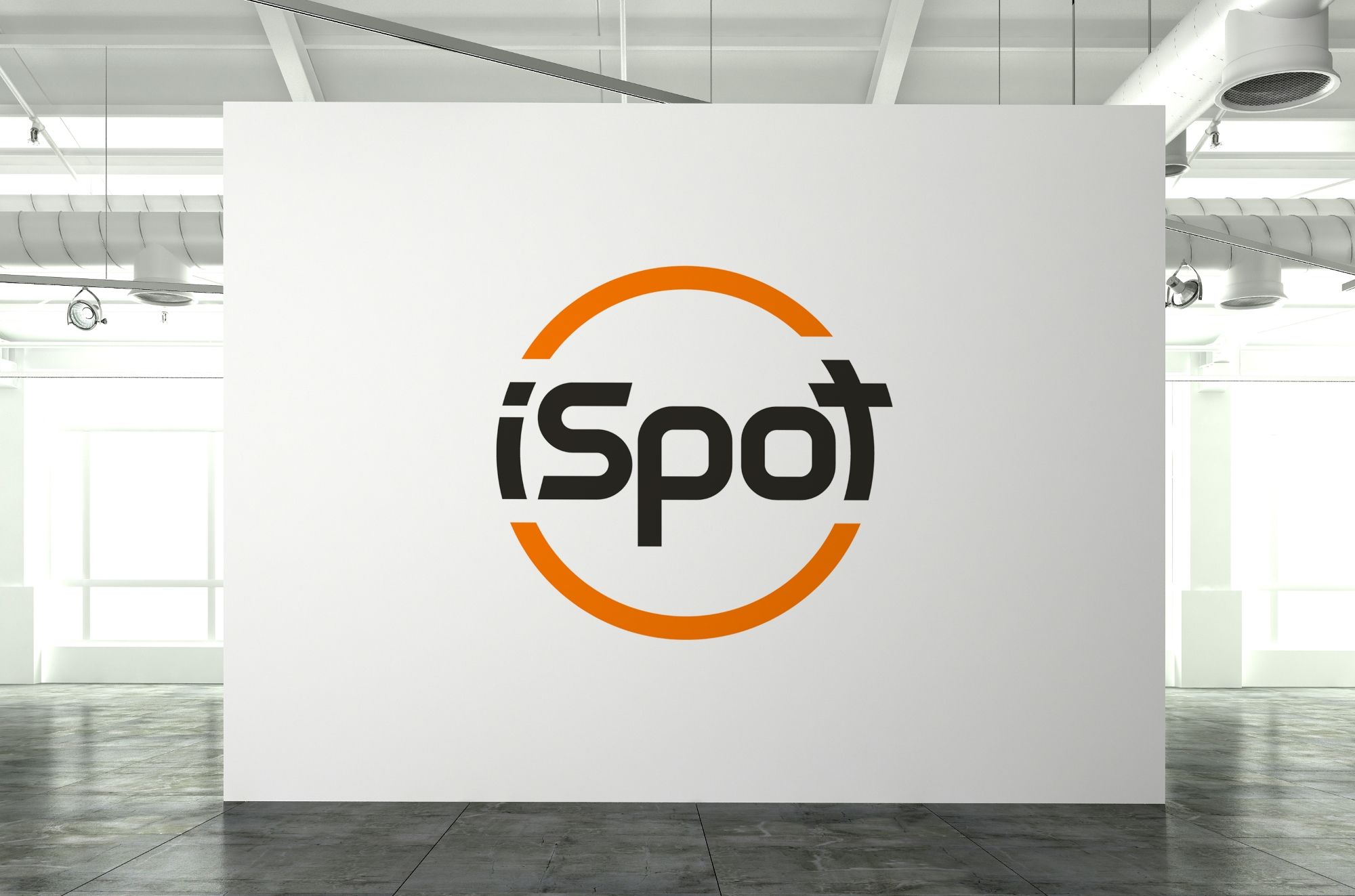 Логотип для iSpot - дизайнер ideymnogo