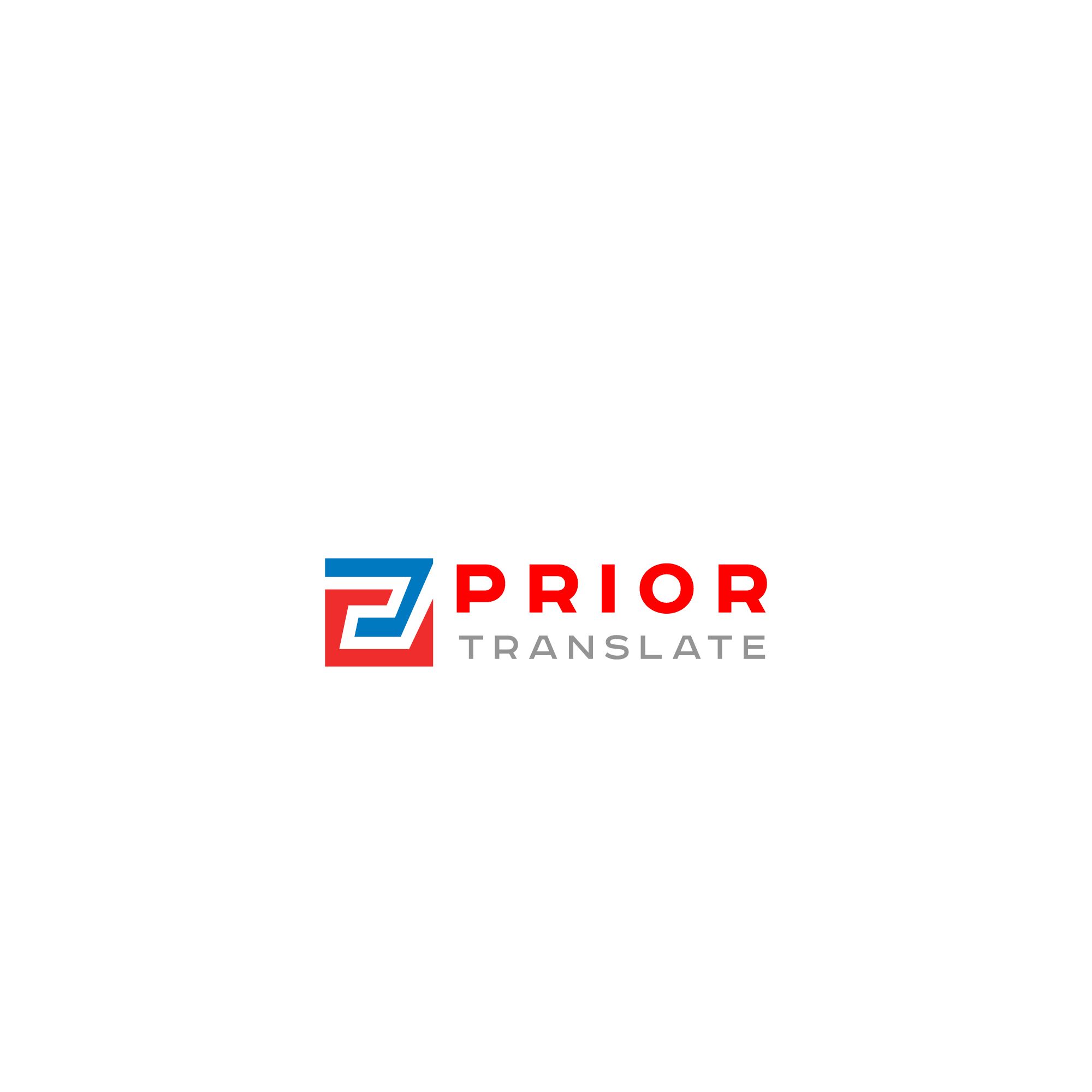 Логотип для PRIOR translate - дизайнер SmolinDenis