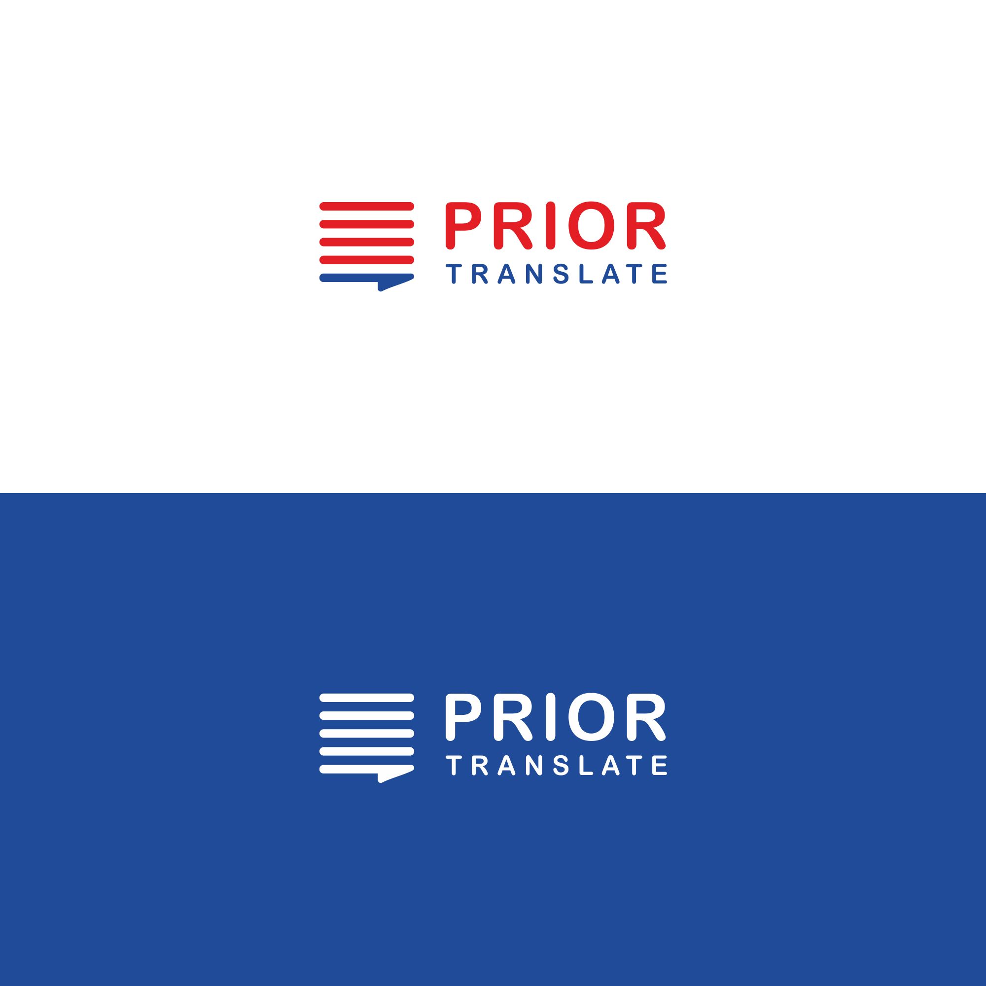 Логотип для PRIOR translate - дизайнер 0mich