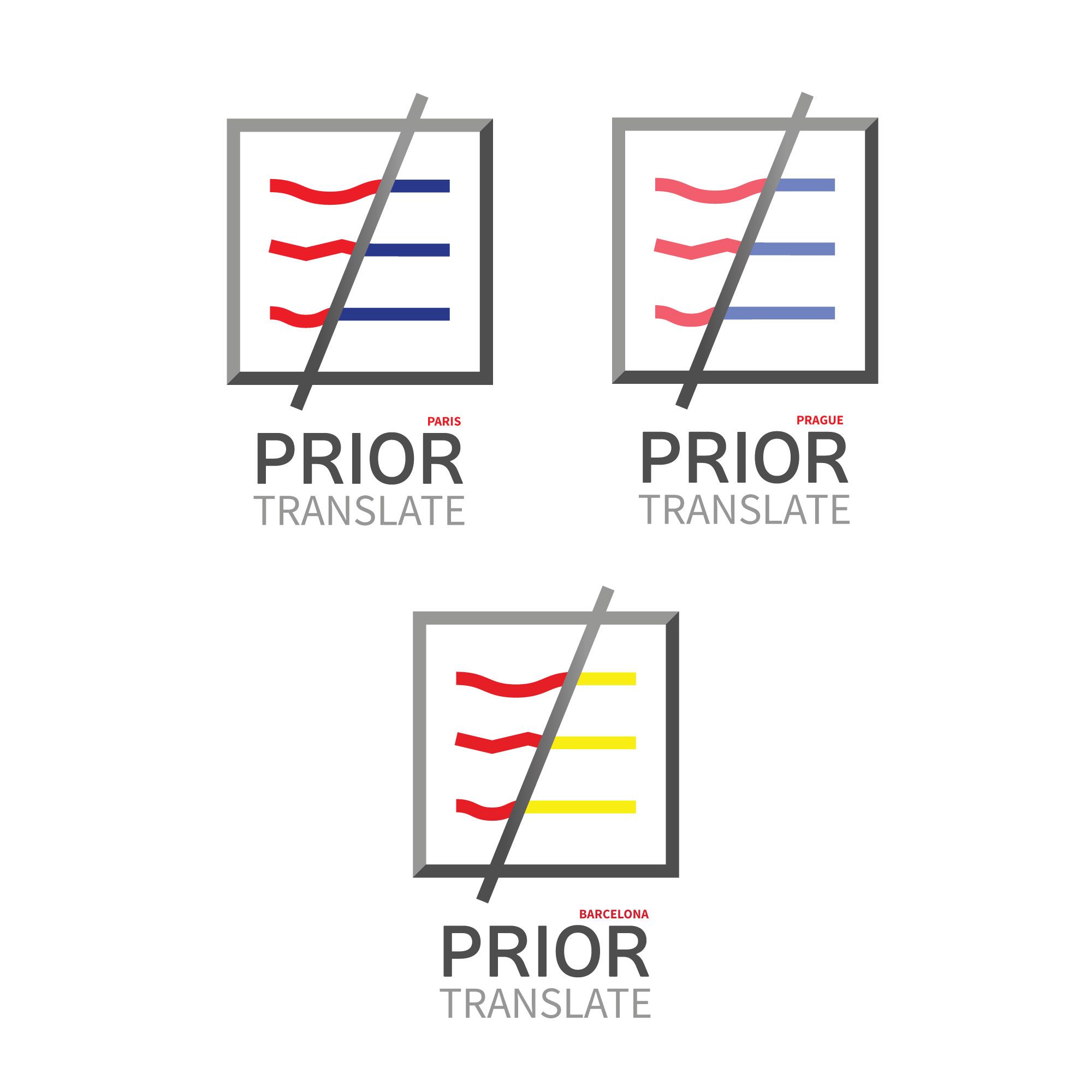 Логотип для PRIOR translate - дизайнер vitanova