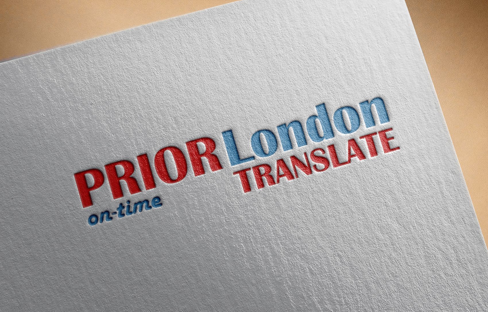 Логотип для PRIOR translate - дизайнер kolyan