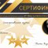 Дизайн сертификата по обучению - дизайнер sentjabrina30