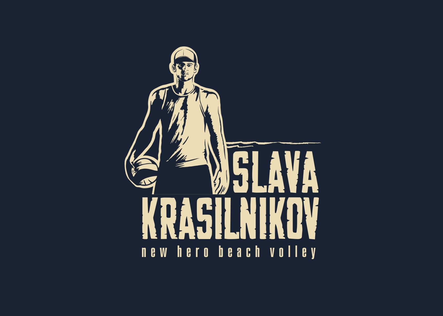 Логотип для krasilnikov. new hero beach volley - дизайнер Zheravin